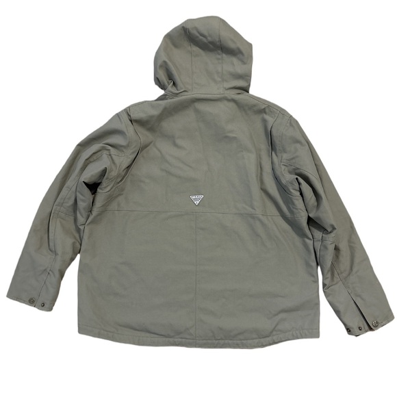 Columbia Roughtail work/hunting hooded jacket 2XL tall realtree camo Tan - Picture 2 of 9